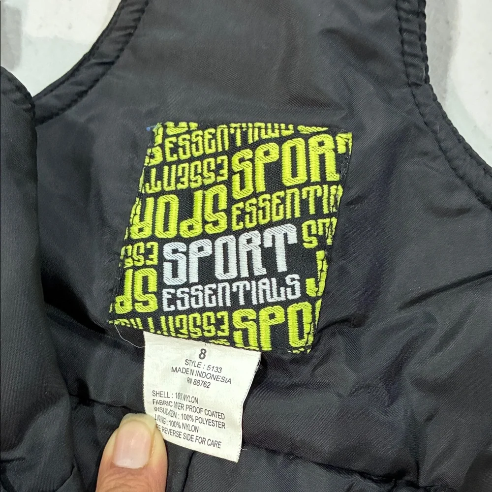 Essentials Sport Black Snow Bib - Picture 2 of 4